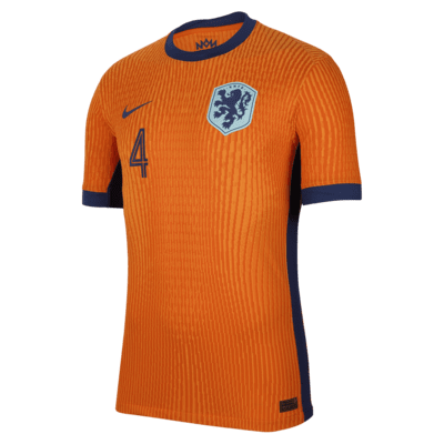 Мужские джерси Virgil van Dijk Netherlands National Team 2024 Match Home