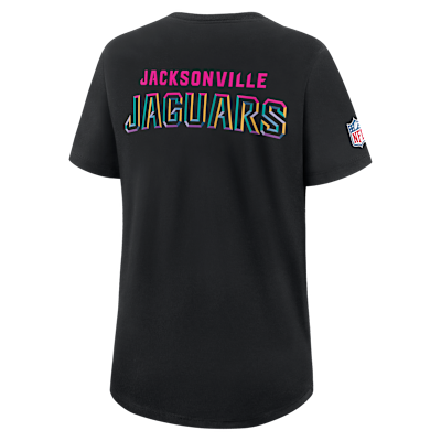 Playera Nike Dri-FIT de la NFL para mujer Jacksonville Jaguars Crucial Catch