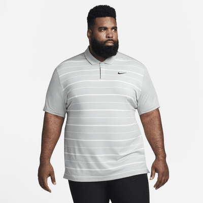 Nike Dri-FIT Tiger Woods Men's Striped Golf Polo. Nike LU