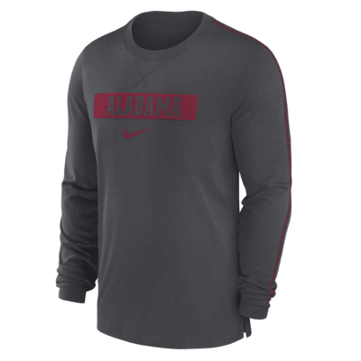 Playera universitaria Nike Dri-FIT para hombre Alabama Crimson Tide Sideline Player