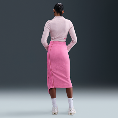 Naomi Osaka Women's High-Waisted Ribbed Maxi Skirt