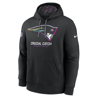 Sudadera con gorro sin cierre Nike de la NFL para hombre New England Patriots Crucial Catch Club