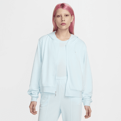 Nike Sportswear Chill Terry Sudadera con capucha y cremallera completa de tejido French Terry y ajuste holgado - Mujer