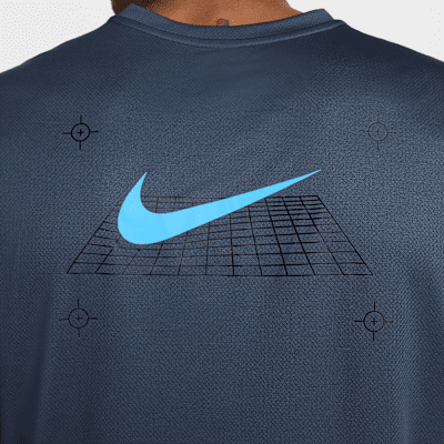 Nike Miler Men's Short-Sleeve Graphic Running Top