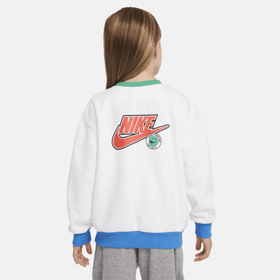 Nike Sportswear Little Kids' Colorblocked Rib Crew