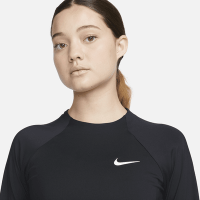 Camiseta Hydroguard de natación de manga larga para mujer Nike Essential