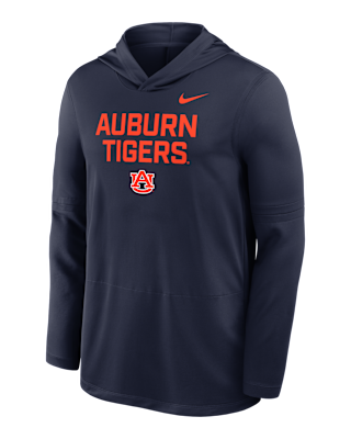 Мужские  Auburn Sideline Nike Dri-FIT College Long-Sleeve Hooded Top