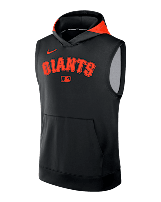 Мужское худи San Francisco Giants Authentic Collection Men’s Nike Dri-FIT MLB Sleeveless Pullover Hoodie