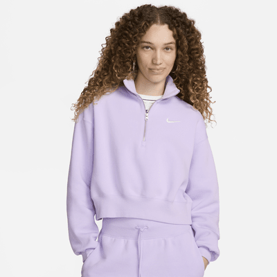 Nike Women's Sportswear Swoosh Cropped Sweatshirt