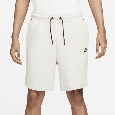 nike tech fleece shorts white