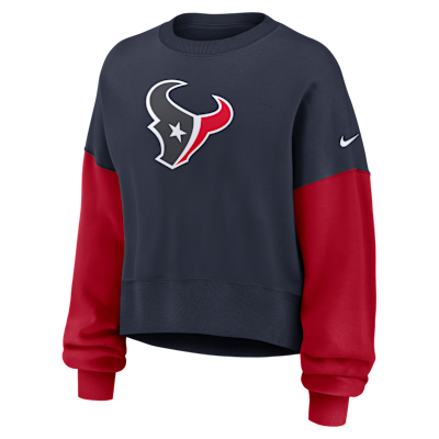 Houston Texans Women's Nike NFL Pullover Crew