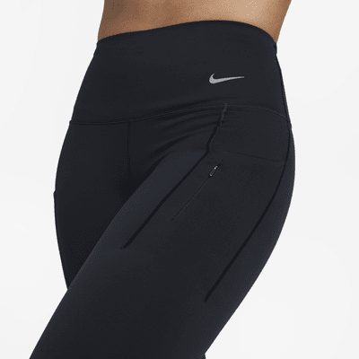 Leggings de tiro alto de 7/8 Therma-FIT con bolsillos para mujer Nike Go