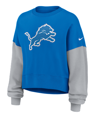 Женские  Detroit Lions Nike NFL Pullover Crew