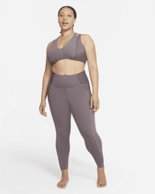 nike yoga jumpsuit burgundy