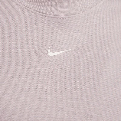 Nike Sportswear Chill Terry Women's Crew-Neck Cropped French Terry Top ...