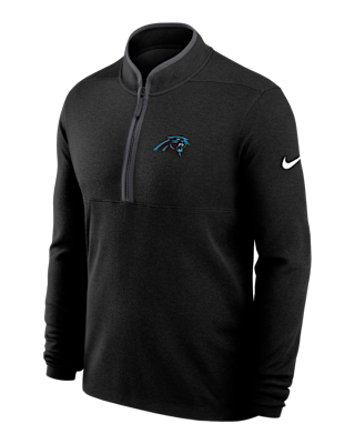 Мужские  Carolina Panthers Logo Victory Nike Dri-FIT NFL 1/2-Zip Long-Sleeve Top