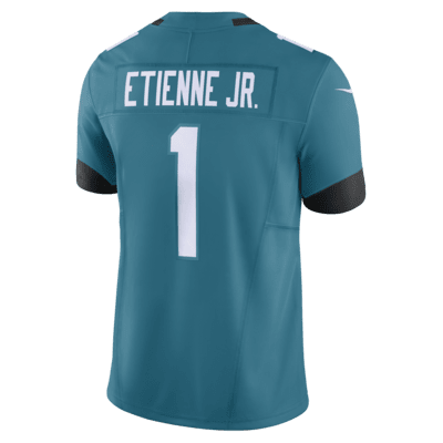 Jersey de fútbol americano Nike Dri-FIT de la NFL Limited para hombre Travis Etienne Jacksonville Jaguars