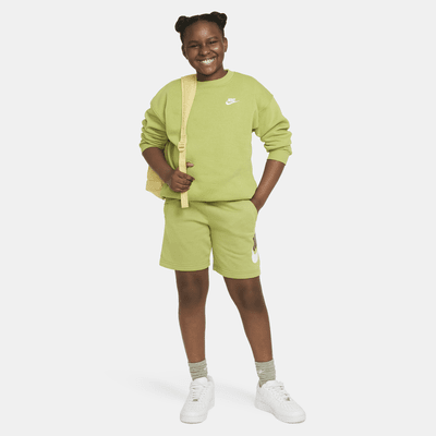 Nike Sportswear Club Fleece Big Kids' (Girls') Oversized Sweatshirt (Extended Size)