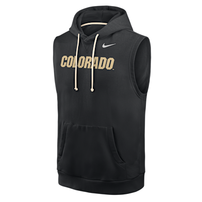 Colorado Buffaloes Men's Nike NCAA Sleeveless Fleece Hoodie from Nike - $100