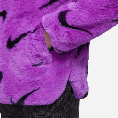 Nike Sportswear Big Kids' Faux Fur Jacket