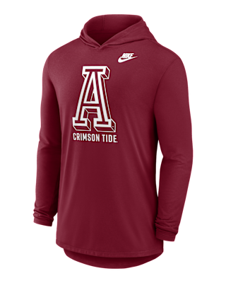 Мужская футболка Alabama Legacy Nike Dri-FIT College Long-Sleeve Hooded