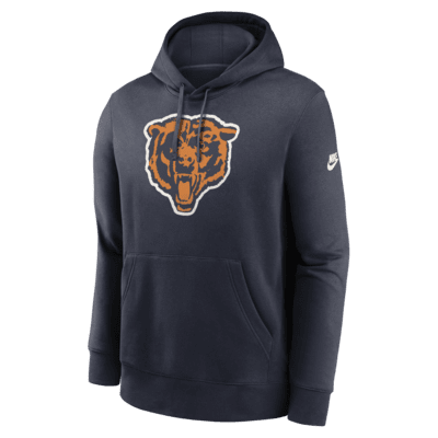 Chicago Bears Rewind Club Logo Men’s Nike NFL Pullover Hoodie