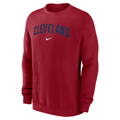 Cleveland Guardians 2-Hit Men's Nike MLB Pullover Crew from Nike - $90