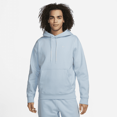 light blue nike swoosh hoodie