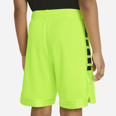 neon green nike elite shorts