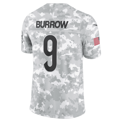 Joe Burrow Cincinnati Bengals Salute to Service Men's Nike Dri-FIT NFL Limited Jersey