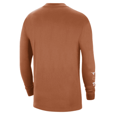 Playera de manga larga para hombre Nike College Max90 (Texas)