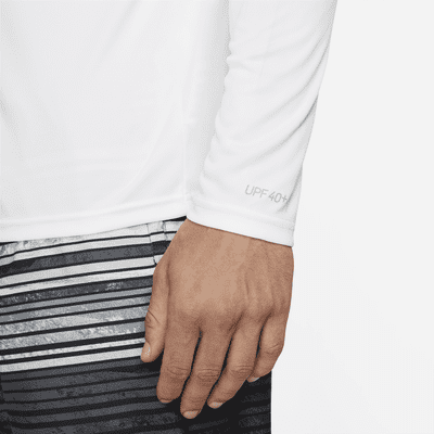 Nike Essential Camiseta Hydroguard de natación de manga larga para hombre