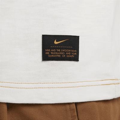 Haut en maille à manches courtes Nike Life pour homme