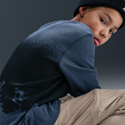 Nike ACG Langarmoberteil mit Waffelmuster für ältere Kinder
