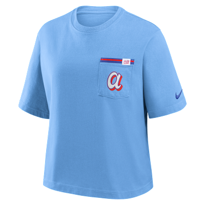 Atlanta Braves City Connect Pocket Boxy Women's Nike MLB T-Shirt from Nike - $60