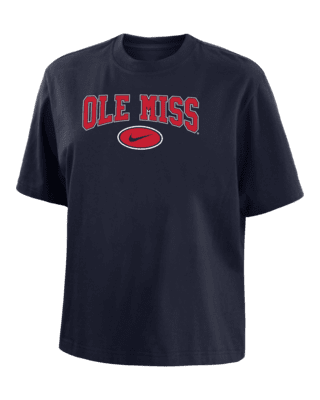 Женская футболка Ole Miss Nike College Boxy