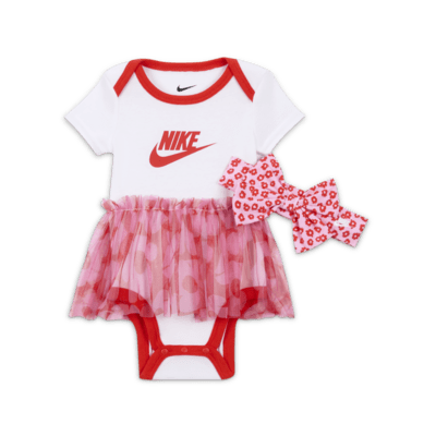 Nike Your Move Conjunto de dos piezas de body tipo tutú y cinta para el pelo - Bebé (0-9 M)