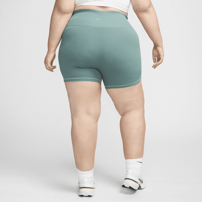 Shorts de ciclismo de tiro alto de 13 cm para mujer (talla grande) Nike One Rib