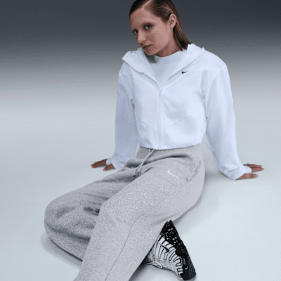 Nike Sportswear Phoenix Fleece Yüksek Belli Geniş Paçalı Kadın Eşofman Altı