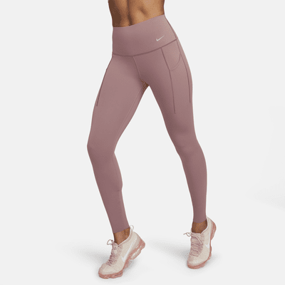 Nike Universa Leggings in voller Länge mit Taschen, mittlerem Halt und hohem Bund für Damen