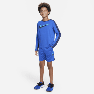 Nike Dri-FIT Performance Big Kids' (Boys') Long-Sleeve Training Top ...