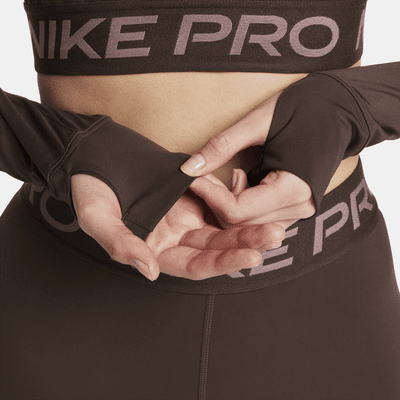 Nike Pro Women's Dri-FIT Cropped Long-Sleeve Top