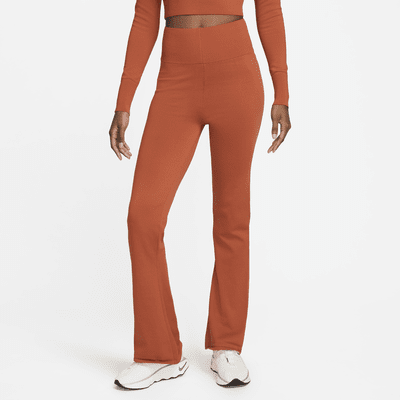 Pantalon évasé taille haute Nike Sportswear Chill Knit pour femme