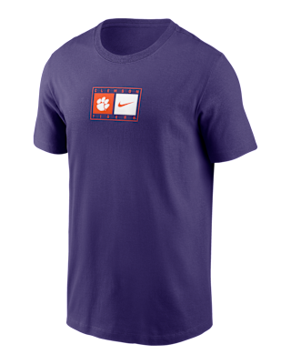 Мужская футболка Clemson Campus Logo Swoosh Nike College