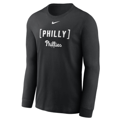 Philadelphia Phillies Fashion Men's Nike MLB Long-Sleeve T-Shirt