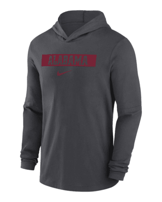 Мужские  Alabama Crimson Tide Sideline Nike Dri-FIT College Long-Sleeve Hooded Top