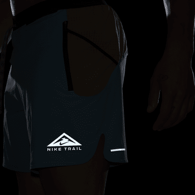 Shorts de running con forro de ropa interior Dri-FIT de 18 cm para hombre Nike Trail Second Sunrise