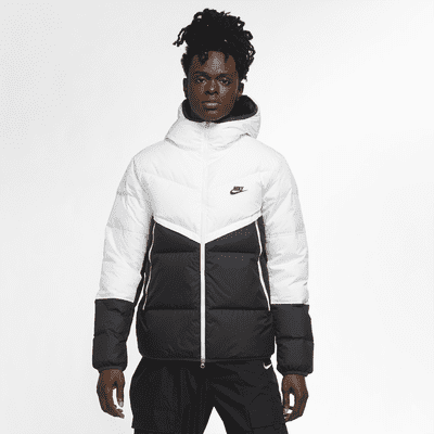 nike parka white