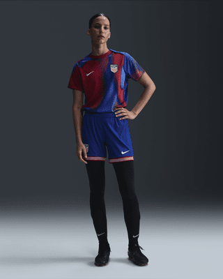 Женские шорты USMNT 2024 Match Home Nike Dri-FIT ADV Soccer Shorts