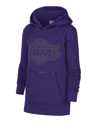 Los Angeles Lakers Courtside Women's Nike NBA Fleece Pullover Hoodie XL